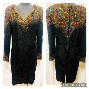 Scala Fully Beaded Dress